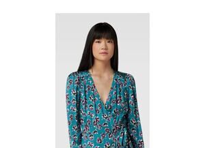 The Kooples Blue Floral Blouse Size 3